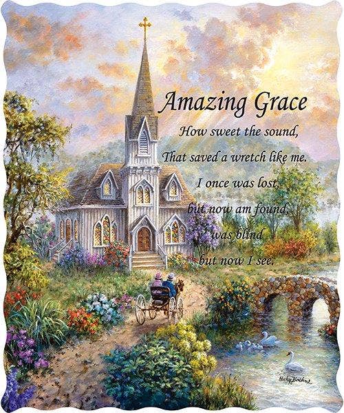 "Amazing Grace" Inspirational Quilted Throw