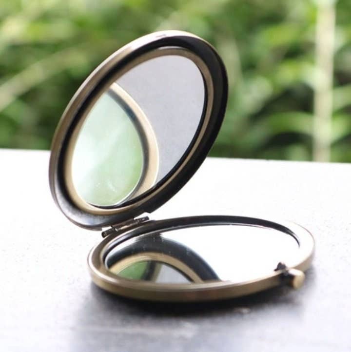 Yellow Flower Compact Mirror