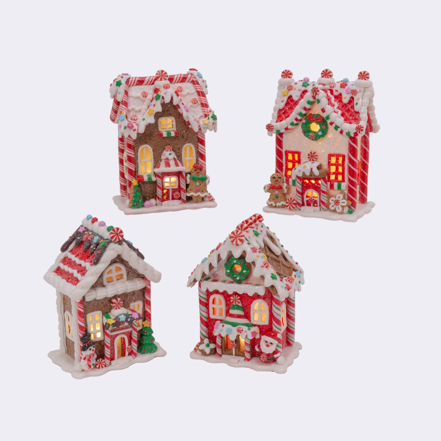 Gingerbread house lighted b/o