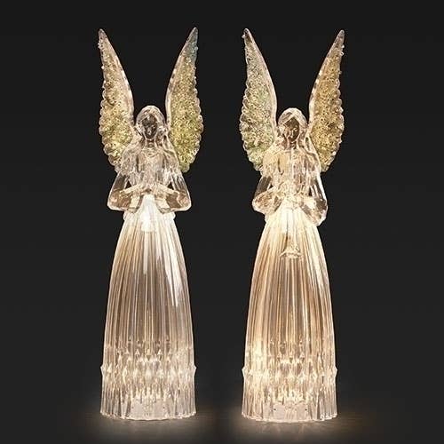 Angels Lighted 16.5" Praying & Horn Assorted