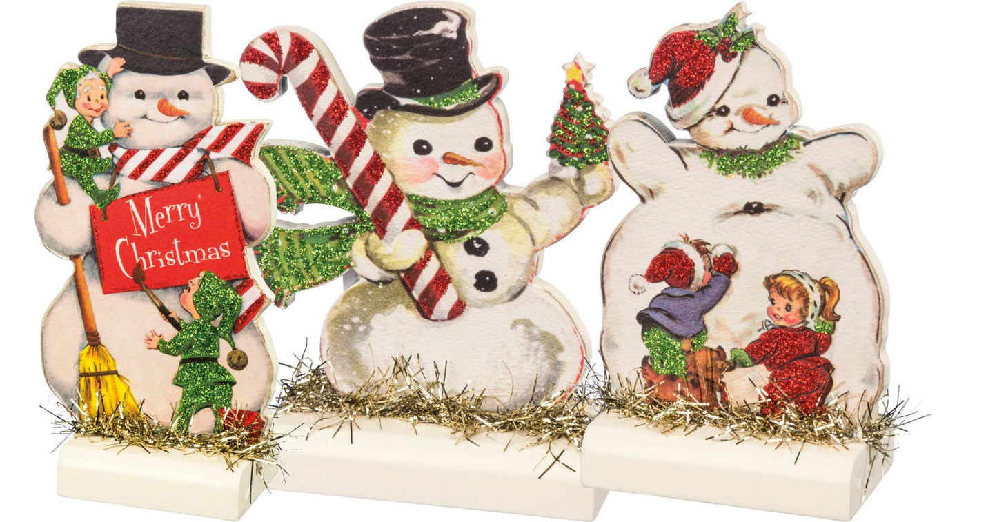 Retro Snowmen assorted