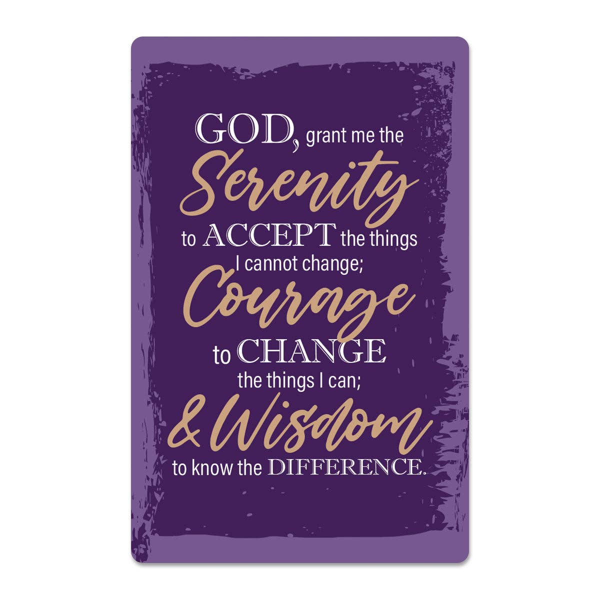 Serenity Prayer Embossed Magnet