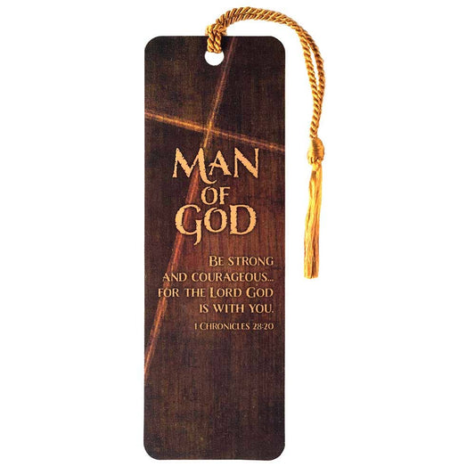 Bookmark BE STRONG & COURAGE Tassel