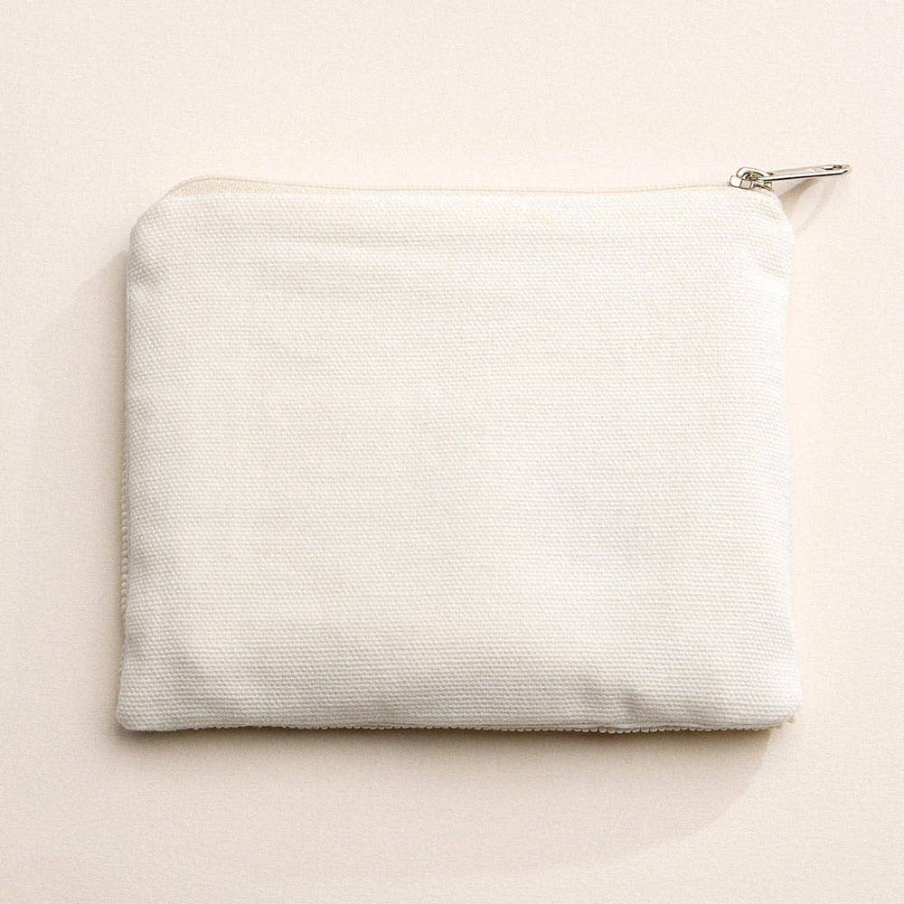 Ballet Slipper Bow Seed Beaded Mini Pouch Bag