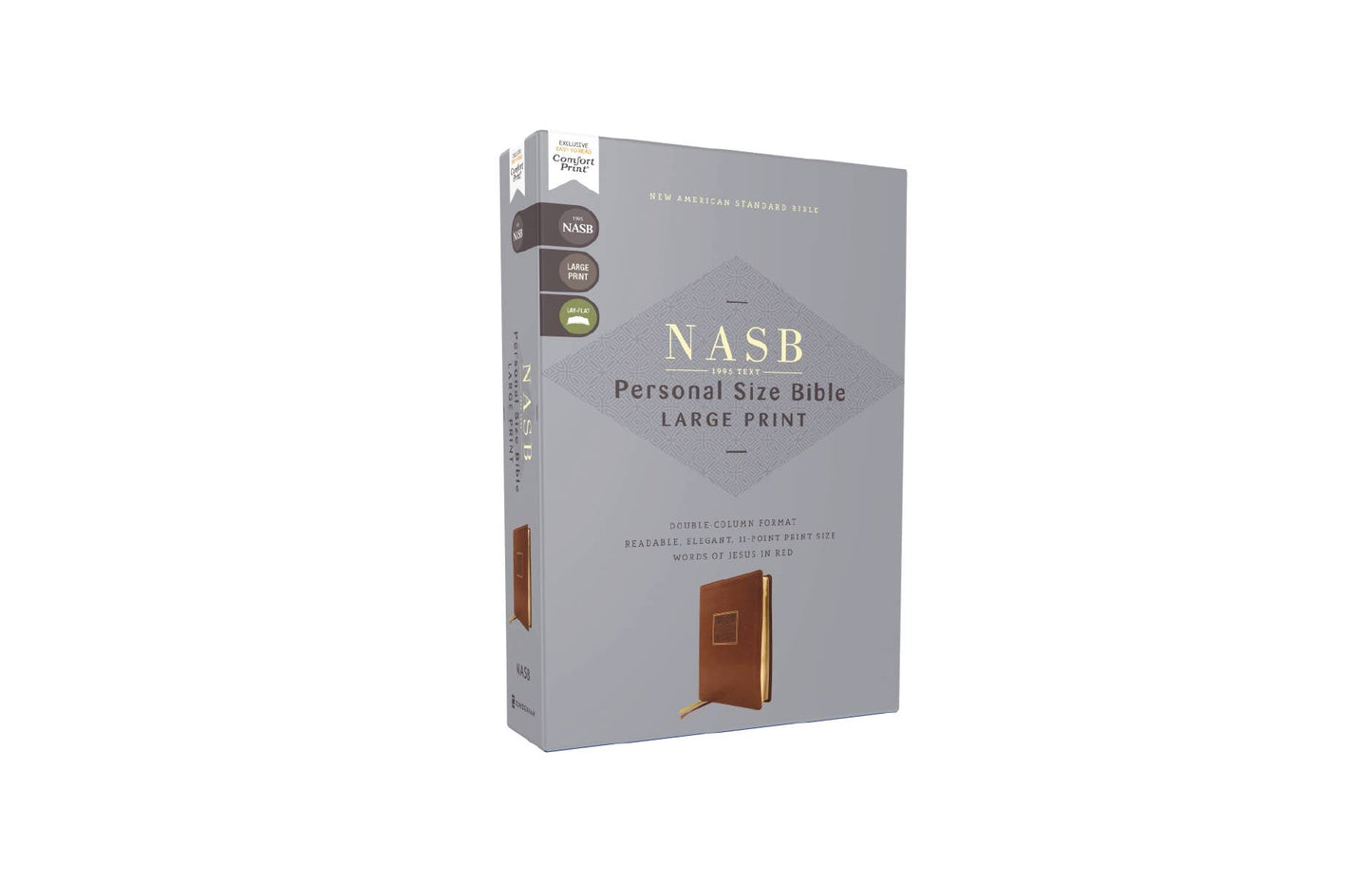 Bible brown Leathersoft Personal Size NASB Large Print