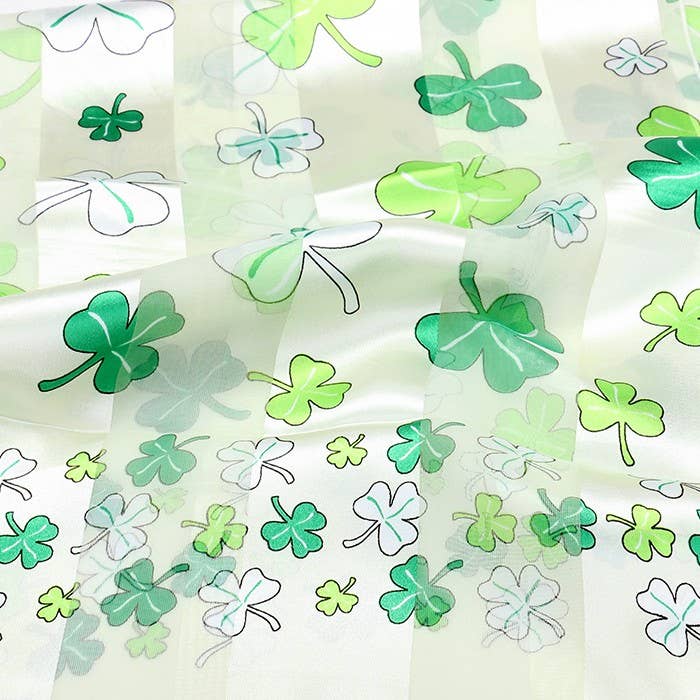 Clover scarf Silk Feel Satin