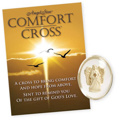 Comfort Cross Stone with Poem Envelope