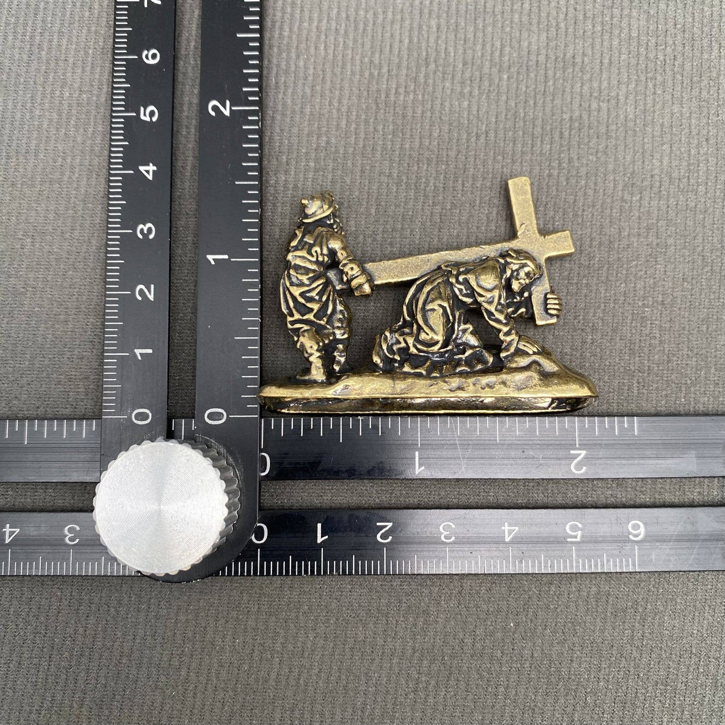 Small Redemption Brass Statue