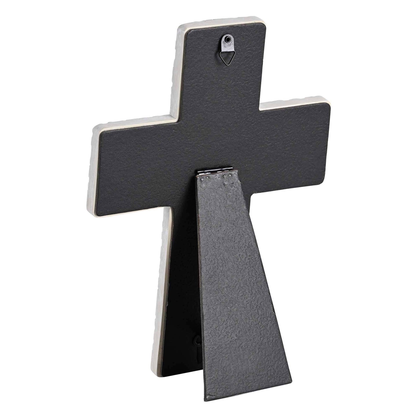 Love Never Fails Tabletop Floral Cross