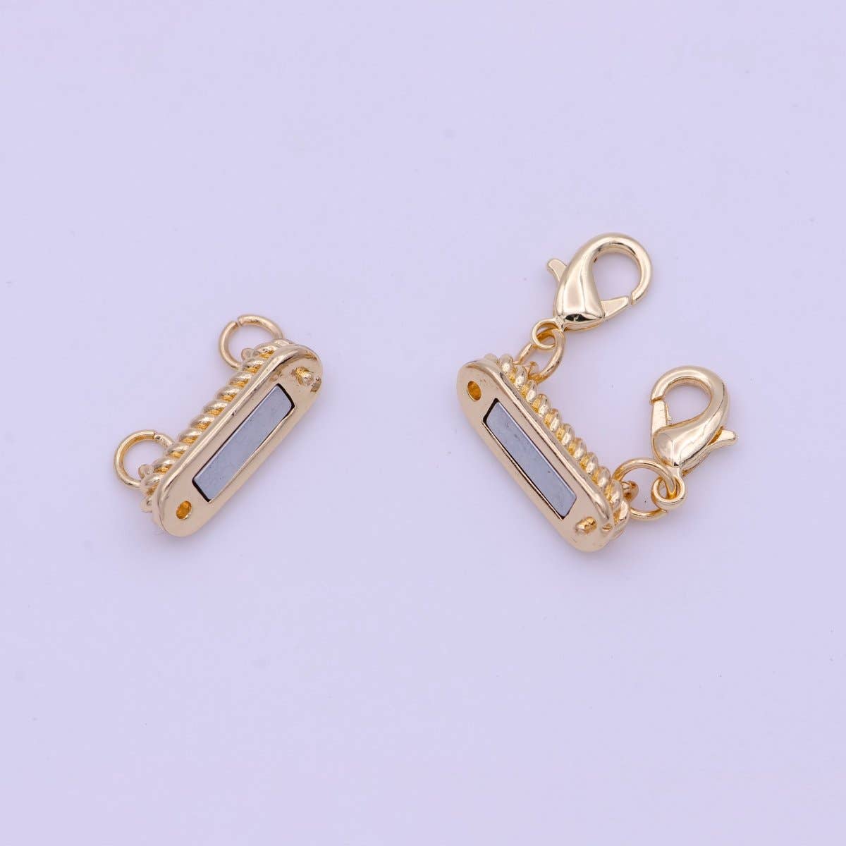 Double Magnetic Clasps Detangler Gold Jewelry