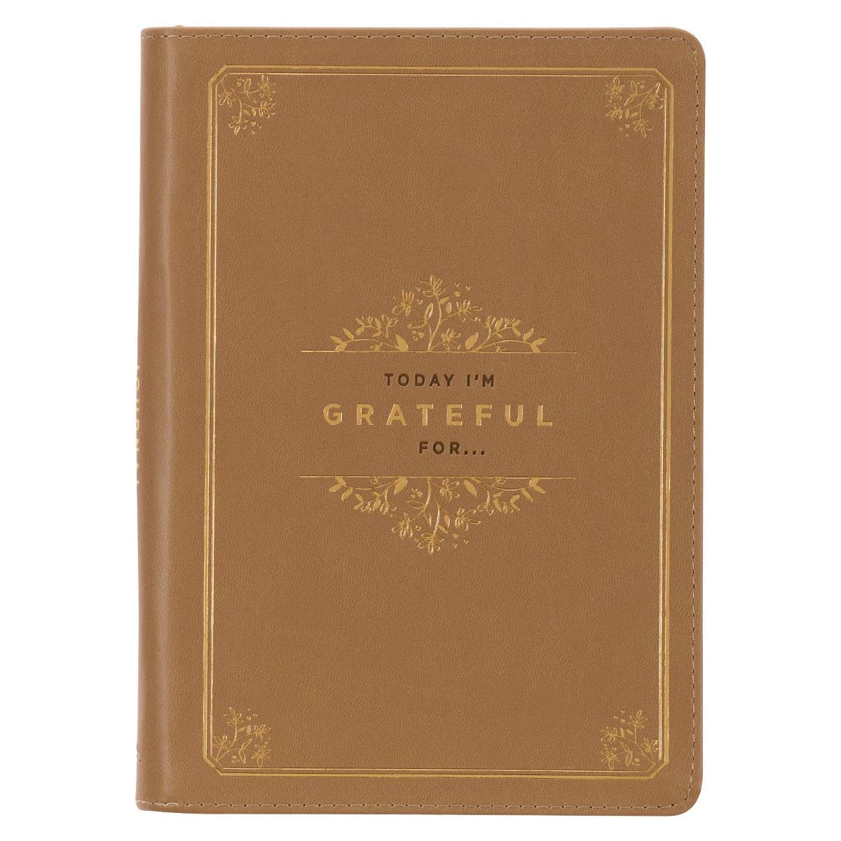 Journal Zip Tan Today I'm Grateful Ps. 106:1