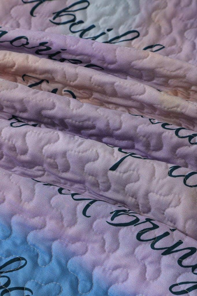"Stairway to Heaven" Inspirational Quilted Throw