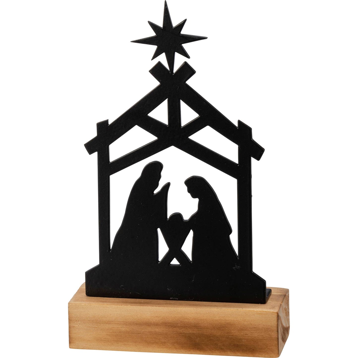 Nativity on stand