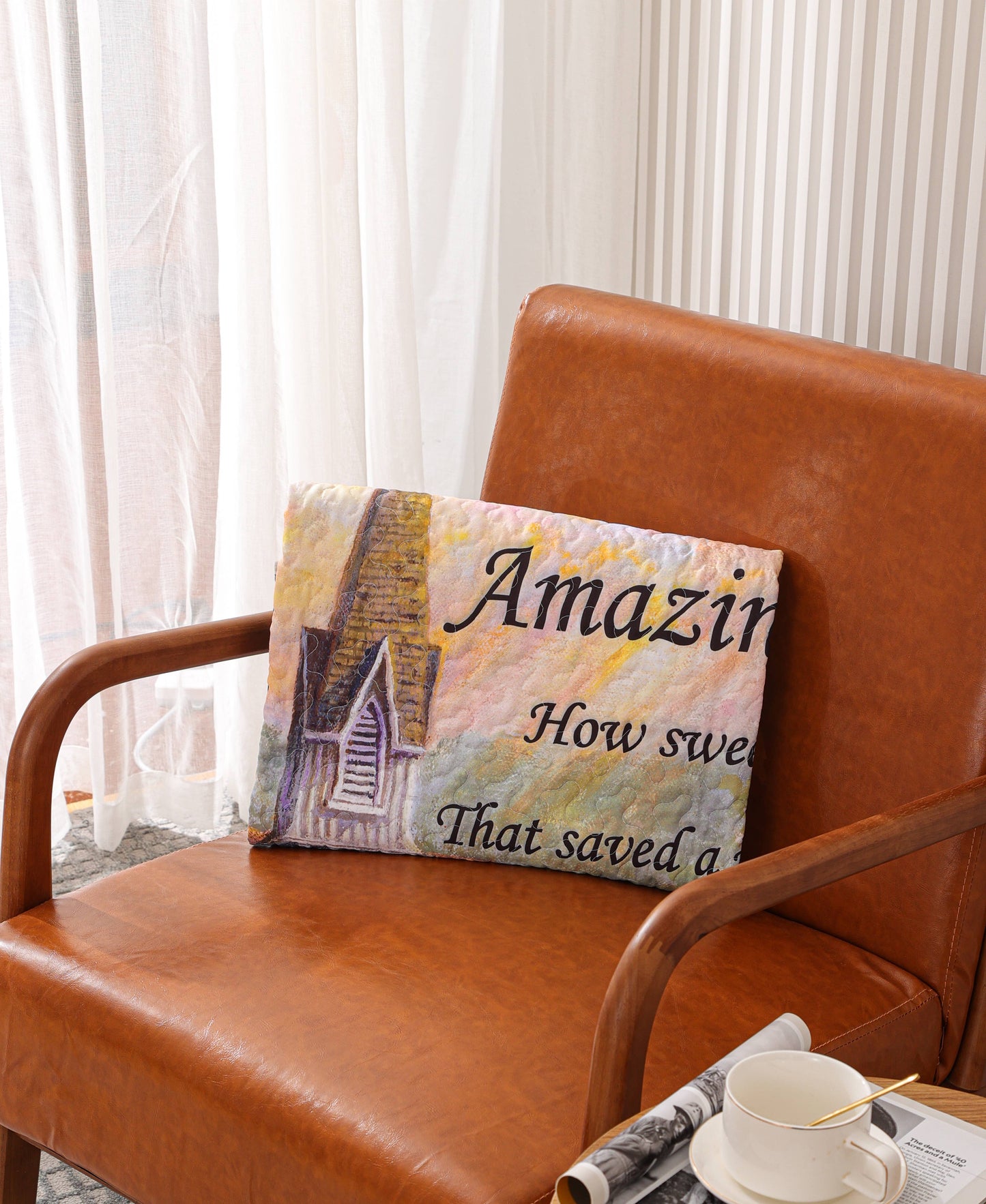 "Amazing Grace" Inspirational Quilted Throw