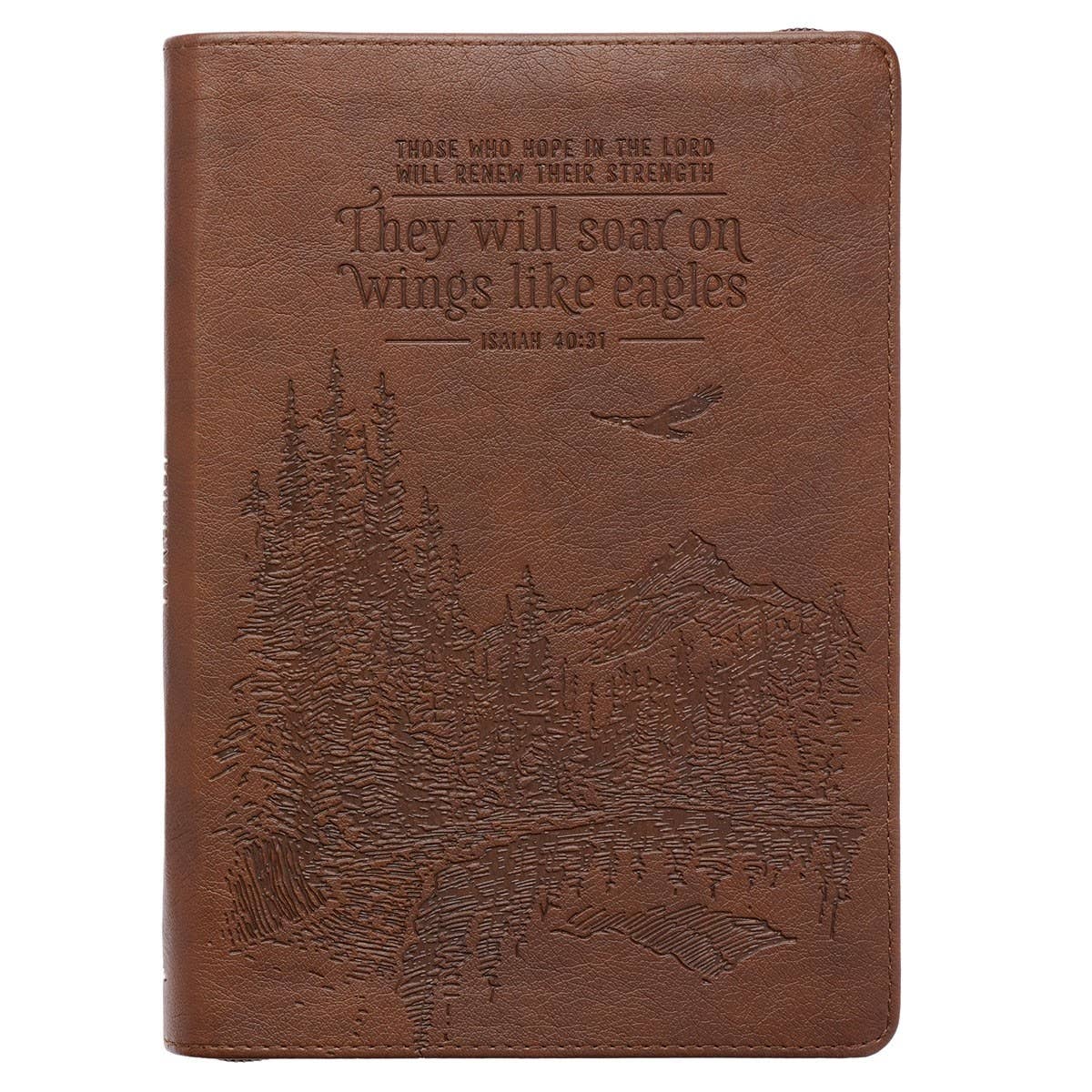 Journal Zip Brown They Will Soar Isa. 40:31