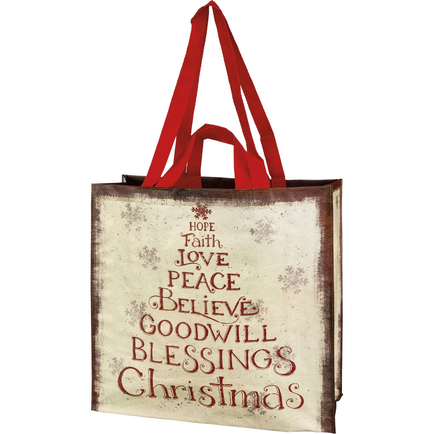 Merry Christmas Memories Market Tote