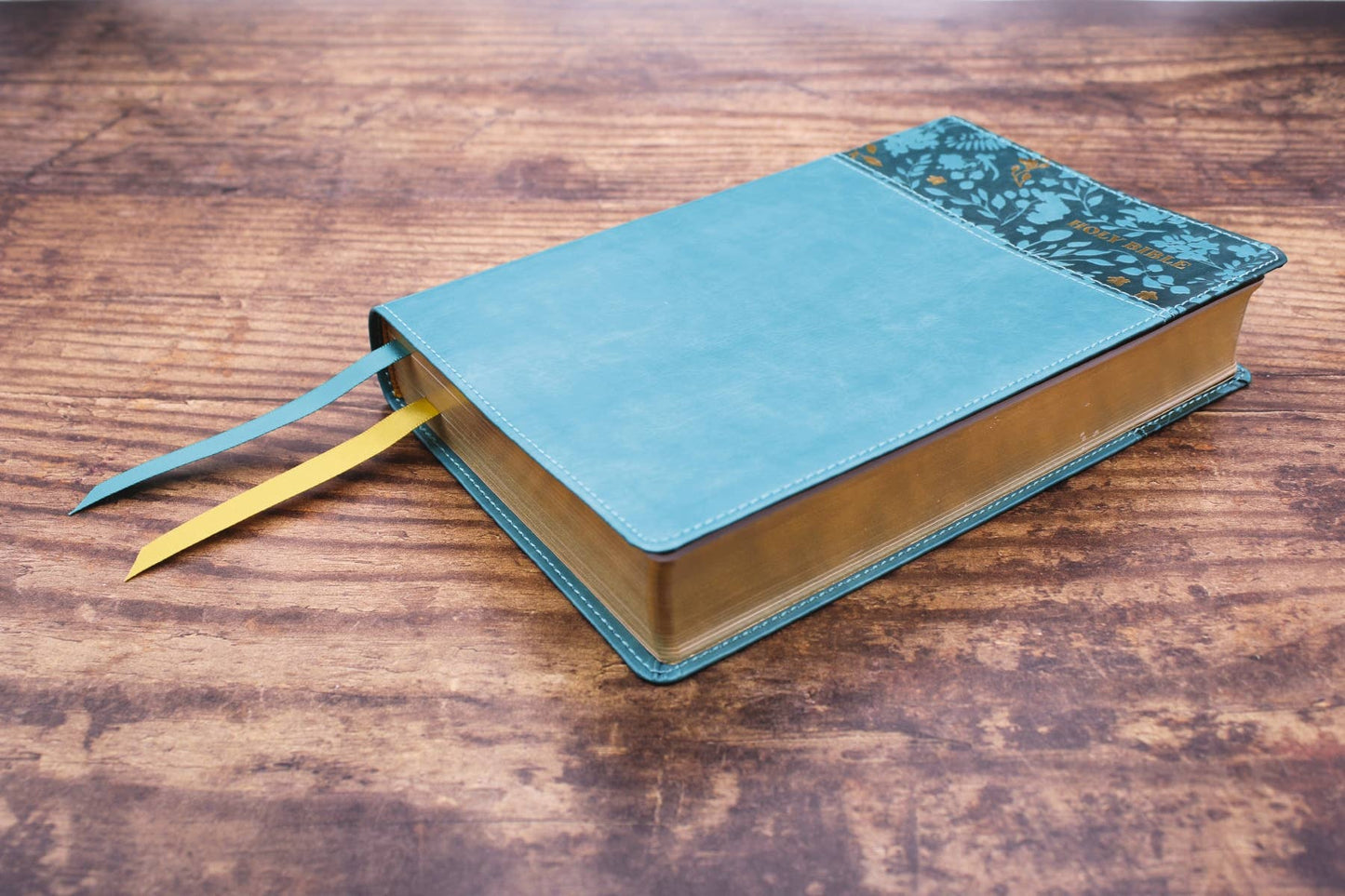 Bible Teal Leathersoft Personal Size NASB Large Print