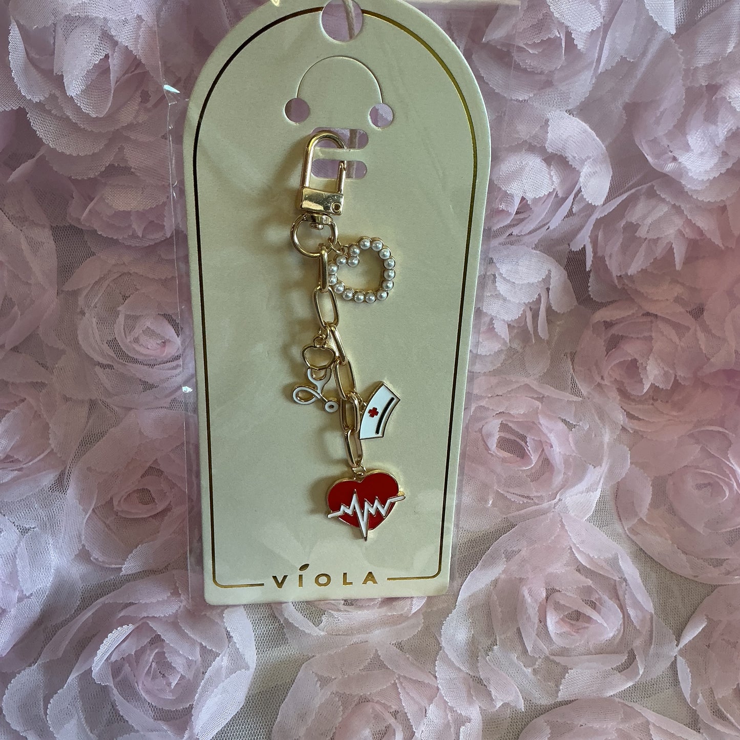 A Nurses Heart Goldtone Bag Charms