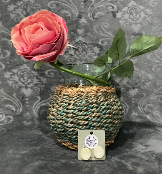 Ivory Bubble Earrings