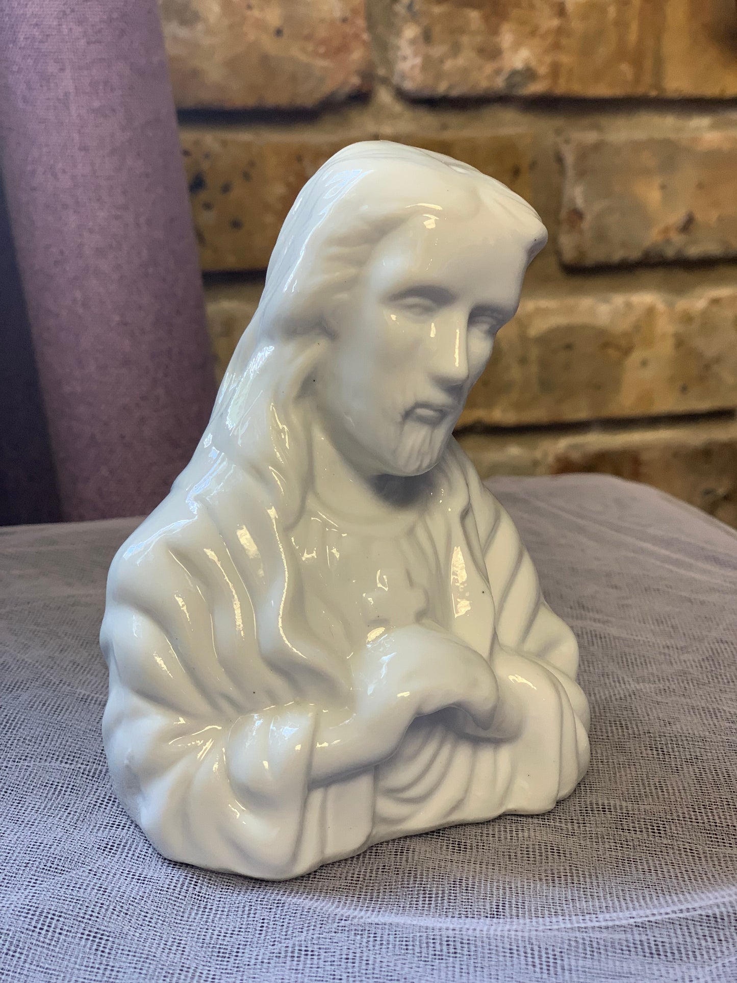 Jesus ceramic bust