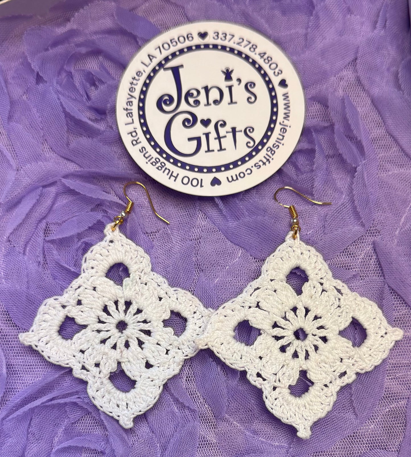 Crochet design Earrings