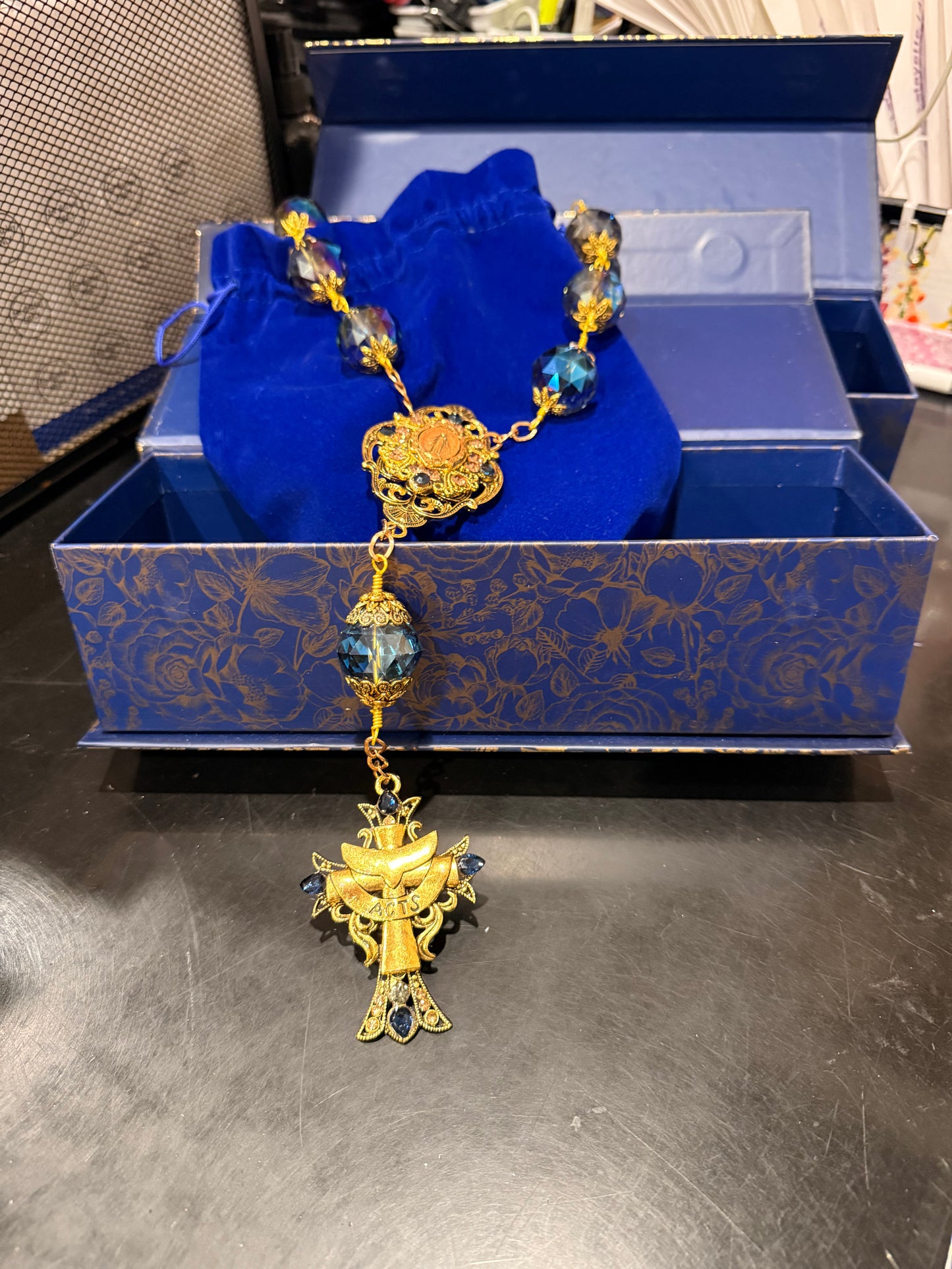 Our Lady of Grace ACTS Table Rosary, One Decade, Large