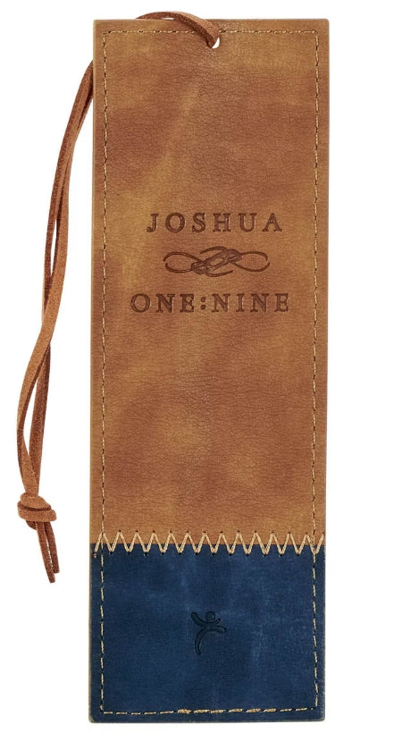 Be Strong Leather Bookmark