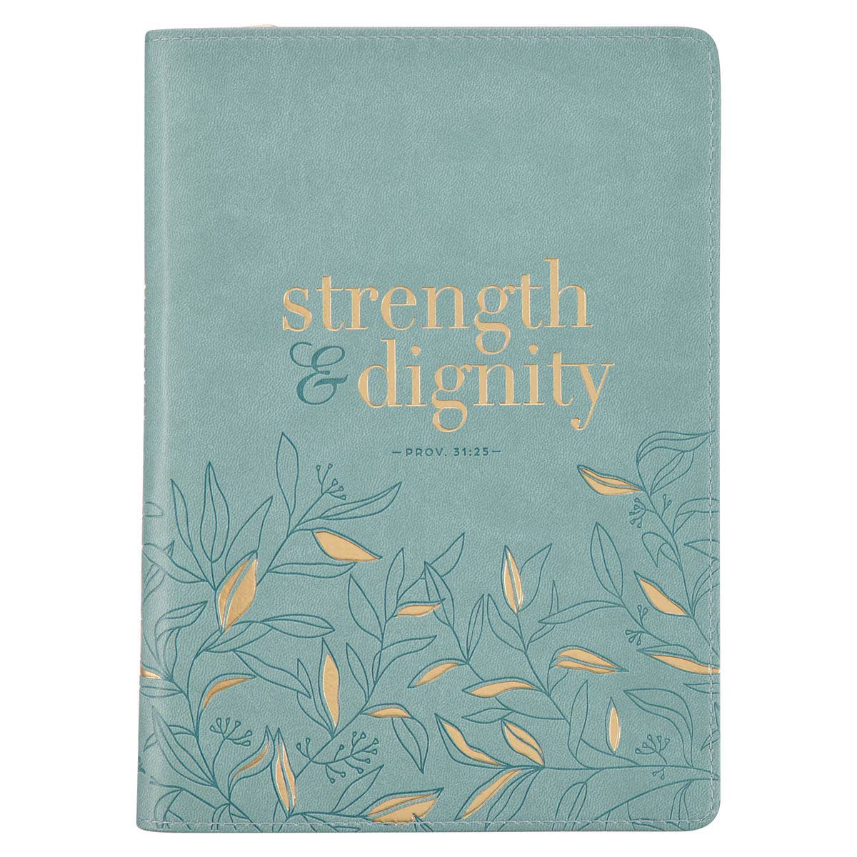 Journal green zip Strength & Dignity Prov. 31:25