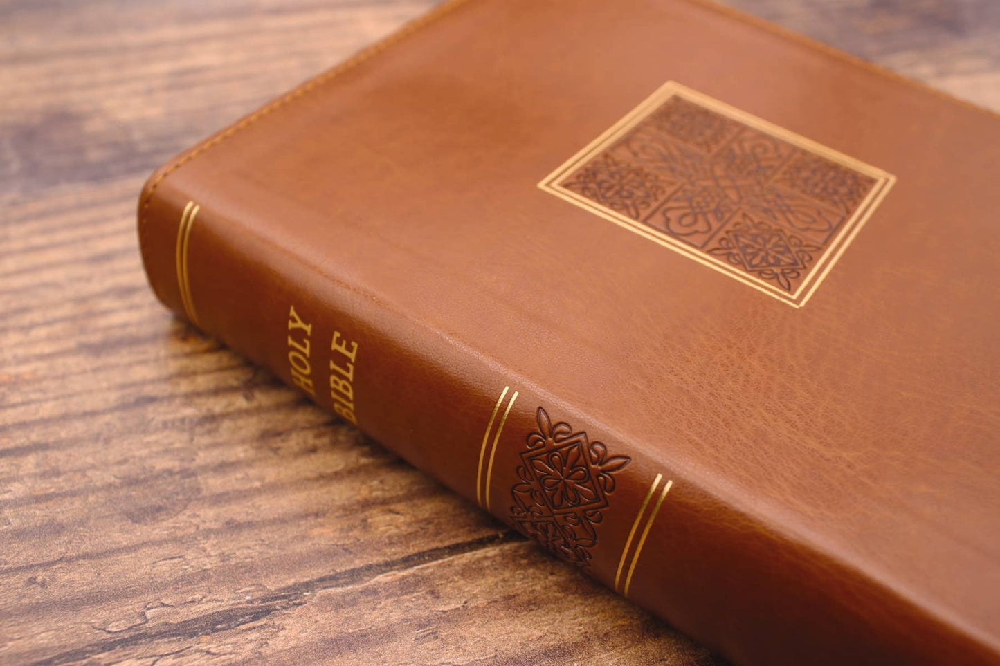 Bible brown Leathersoft Personal Size NASB Large Print