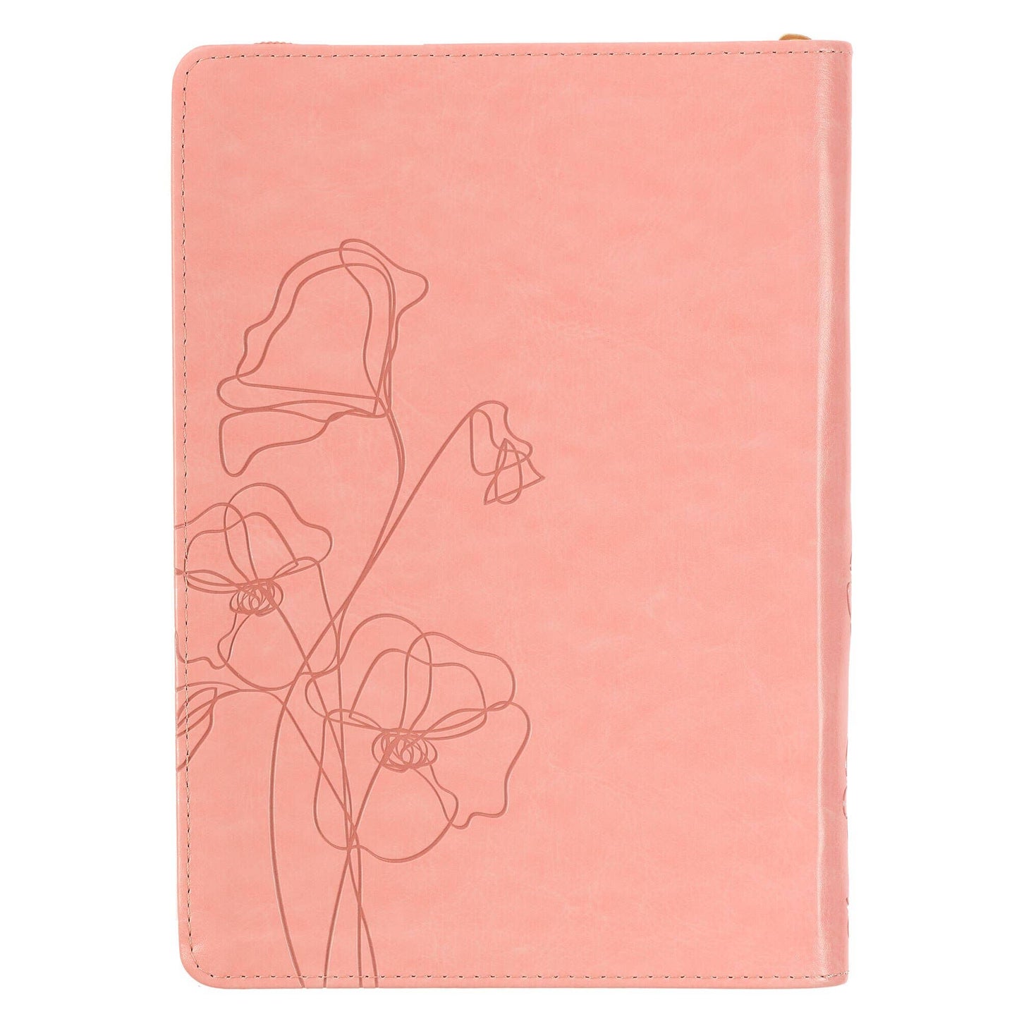 Journal Zip Pink His Mercy Never Fails