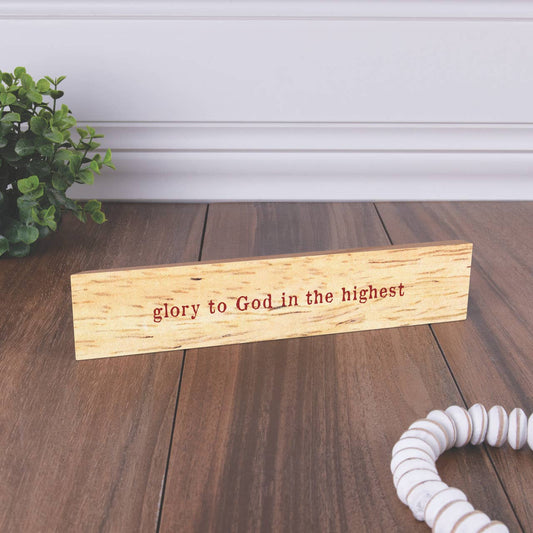 Glory To God in the highest sign