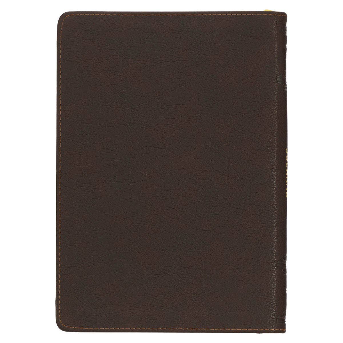 Journal Zip Brown 2tone All Things Matt. 19:26