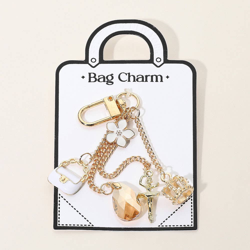 SECRET BOX Ballerina Crown Charm Drop
