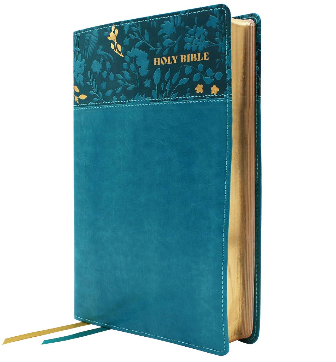 Bible Teal Leathersoft Personal Size NASB Large Print