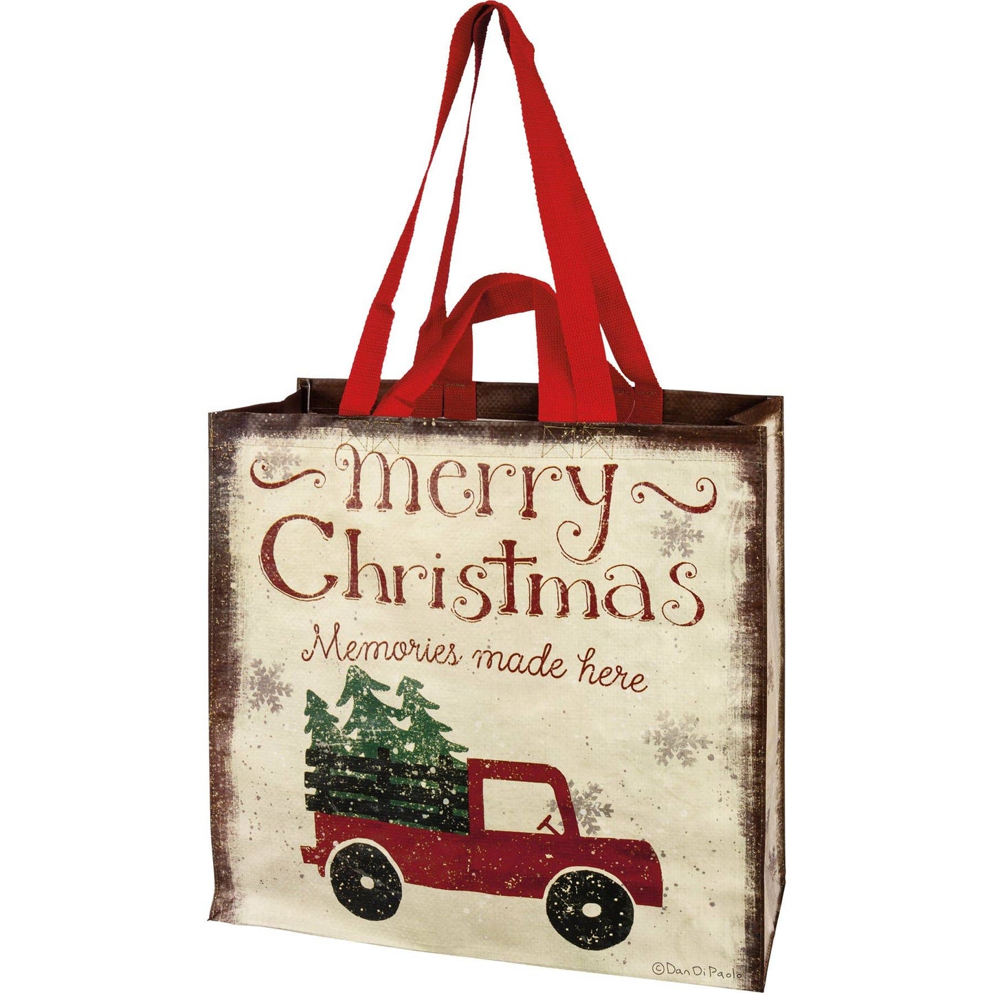 Merry Christmas Memories Market Tote