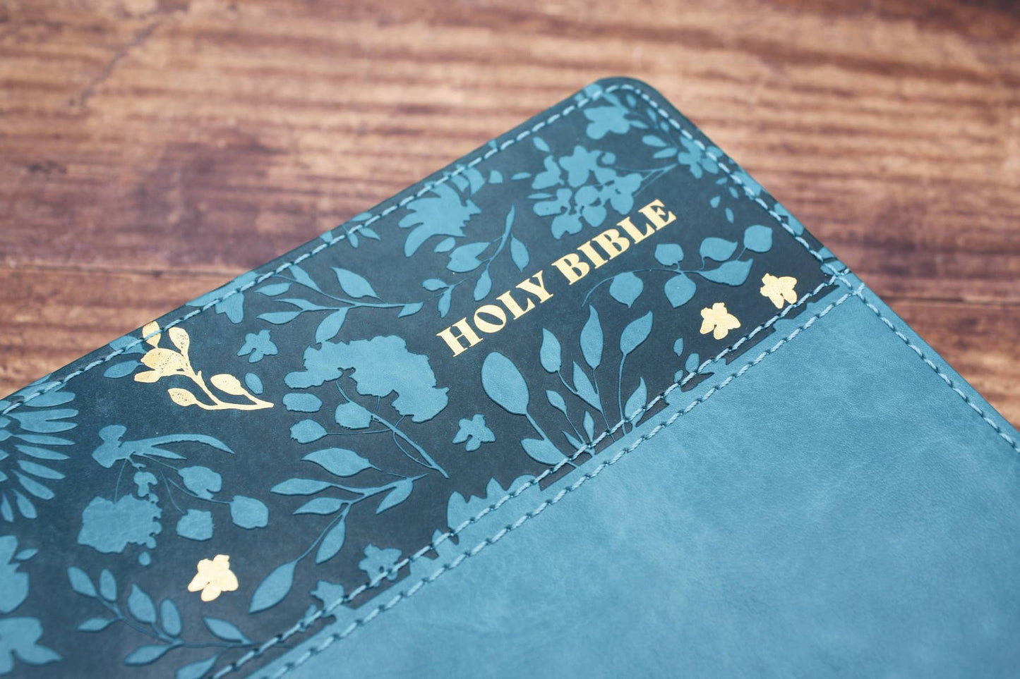 Bible Teal Leathersoft Personal Size NASB Large Print