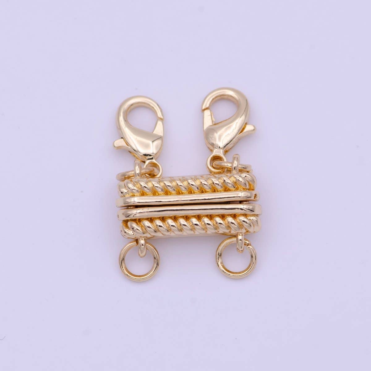 Double Magnetic Clasps Detangler Gold Jewelry