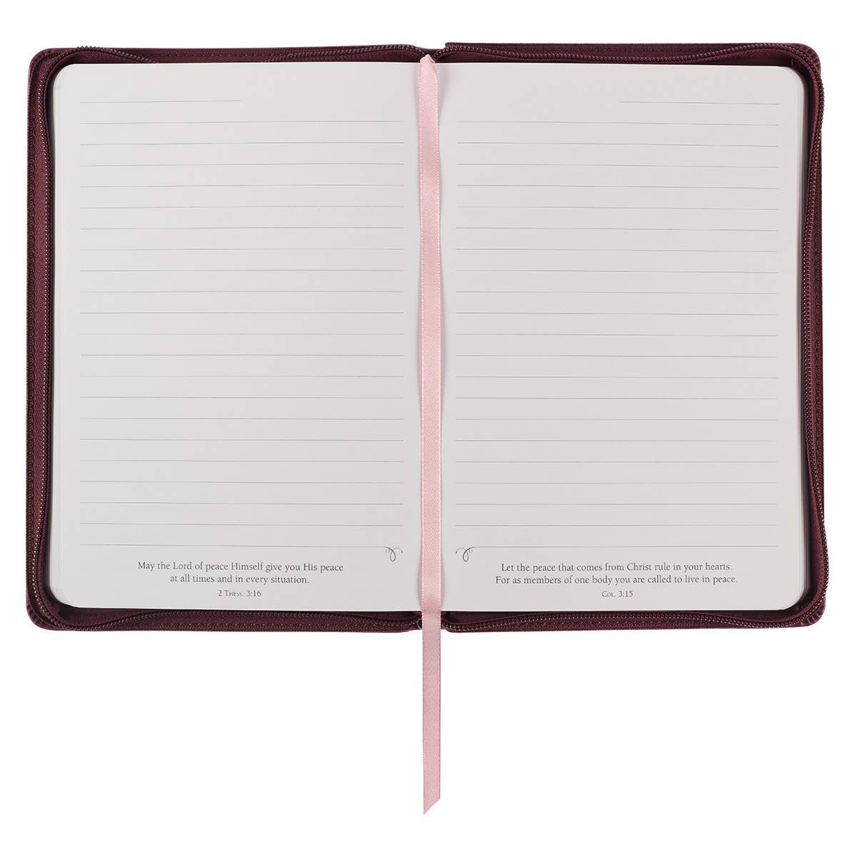 Journal Zip Embroidered Walk by Faith 2 Cor. 5:7
