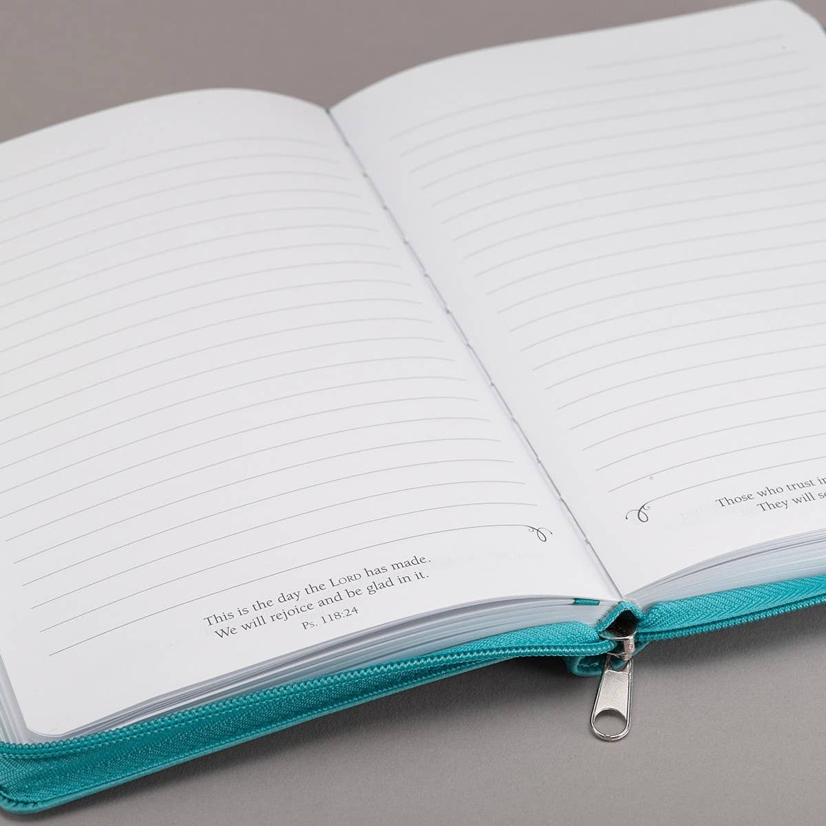 Journal Zip Teal I Can Do Everything Phil. 4:13