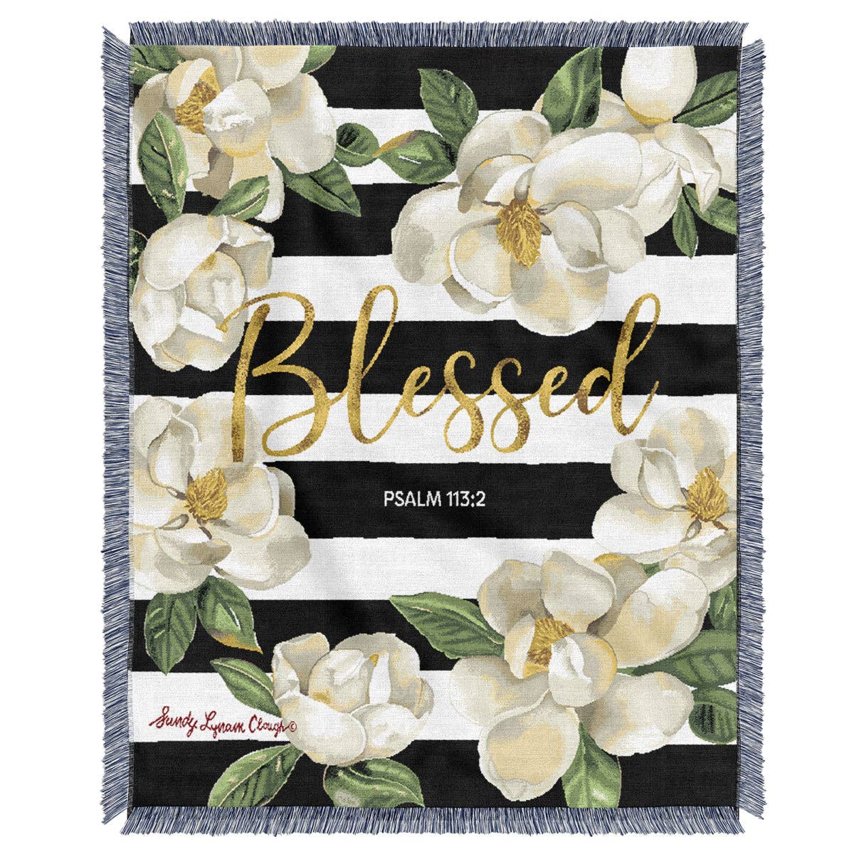 Blessed Magnolia Throw