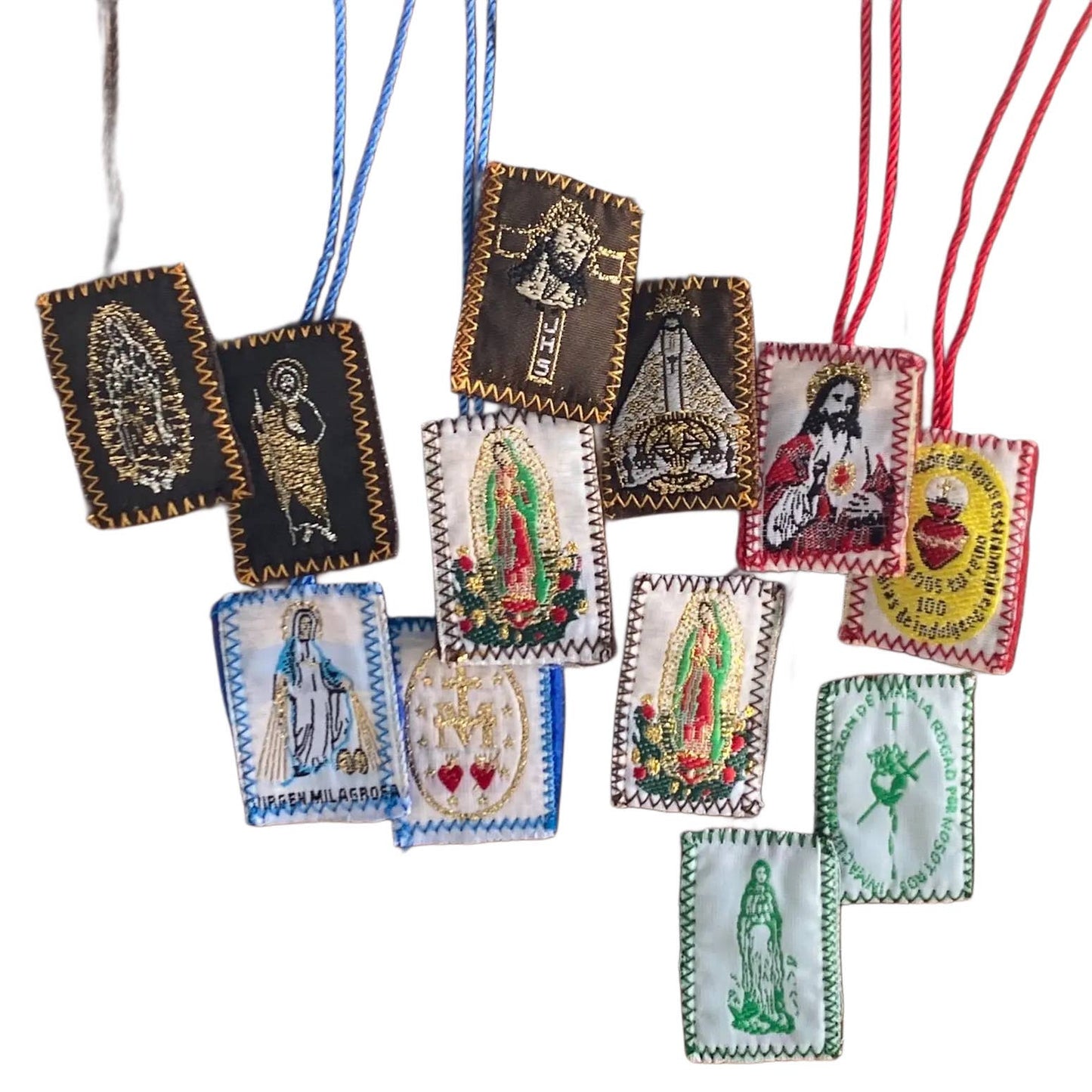 Scapular - Lady of Mt. Carmel BROWN 1.5"