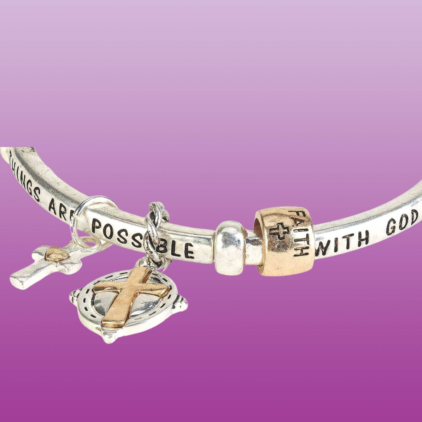 MESSAGE BRACELET MATT 19:26