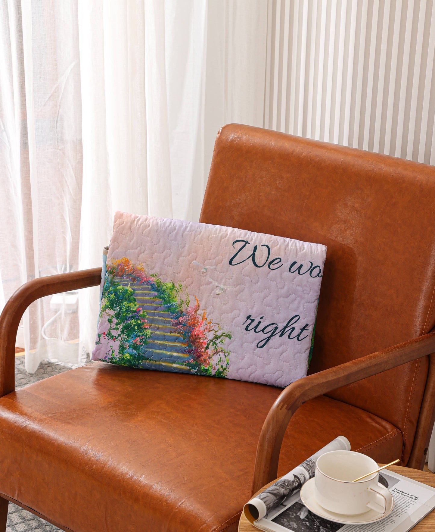"Stairway to Heaven" Inspirational Quilted Throw