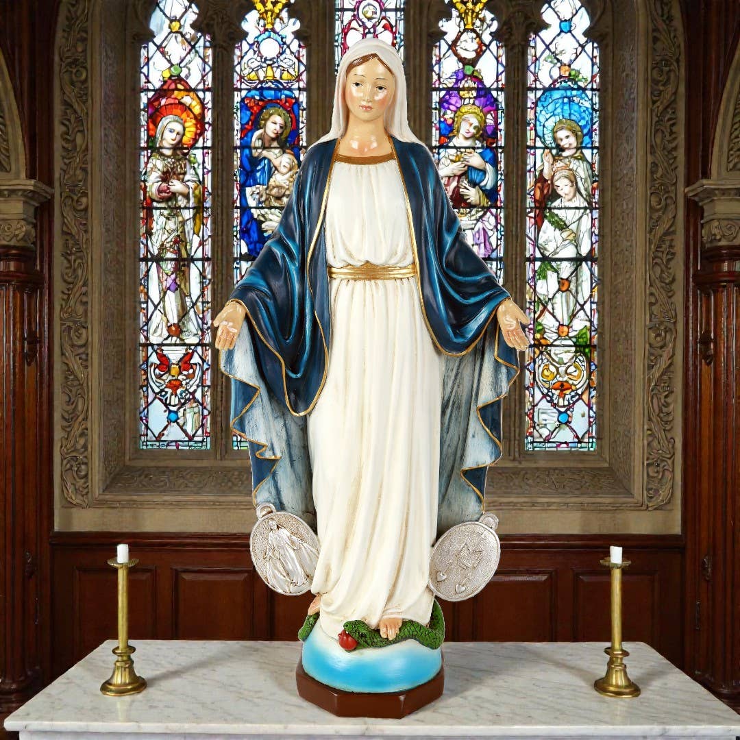 Virgin Mary with Miraculous Medal