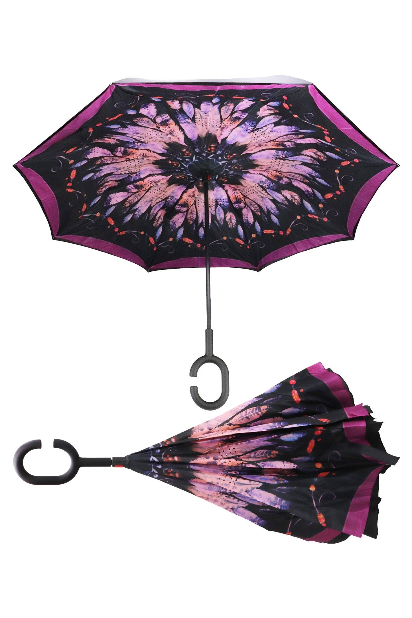 Umbrella- reverse open inverted