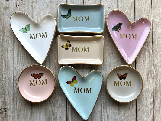 Mom Heart Jewelry Dish