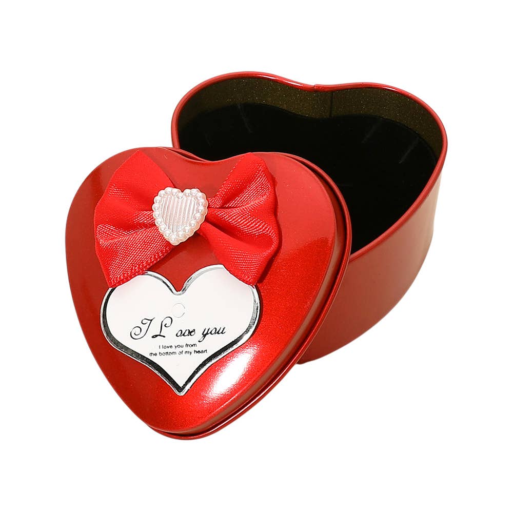 Heart Shaped Gift Tin Boxes