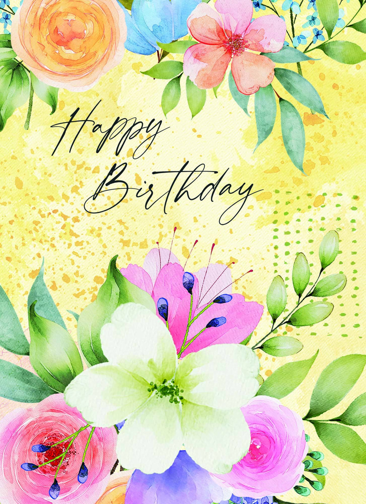 Garden Breeze Birthday Cards