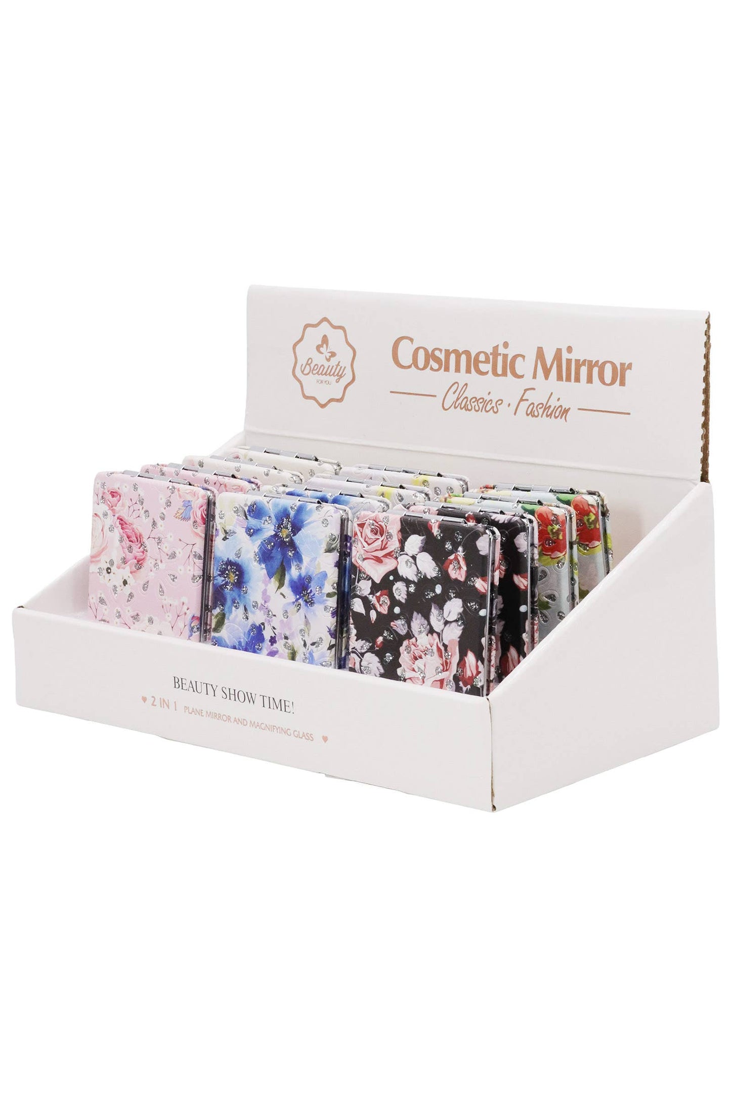 Cosmetic Mirror- Flower Garden