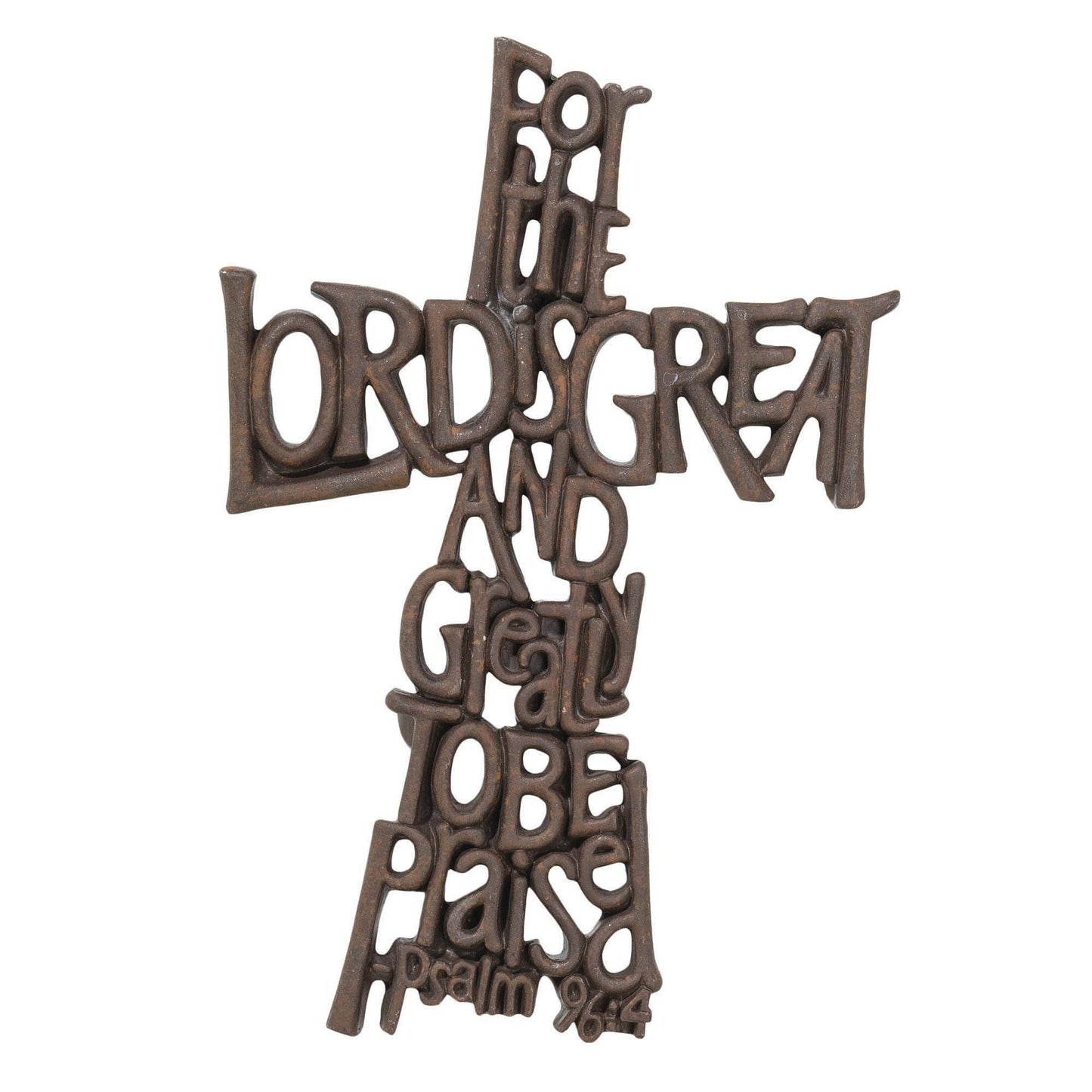 12" Cross Wall Lord Is Great